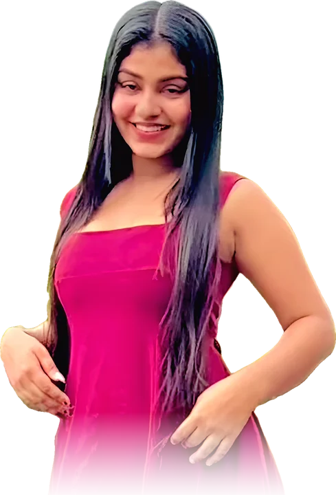 STYLE 365 model in the magenta dress